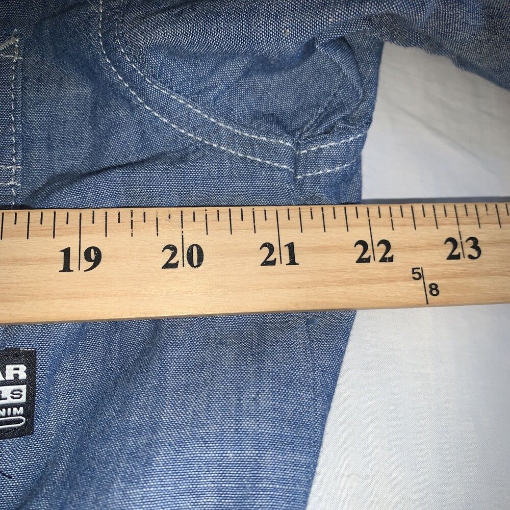 G-Star RAW Women's Chambray  Dress Denim Sz Medium Lightweight NWT Relaxed - Picture 10 of 12